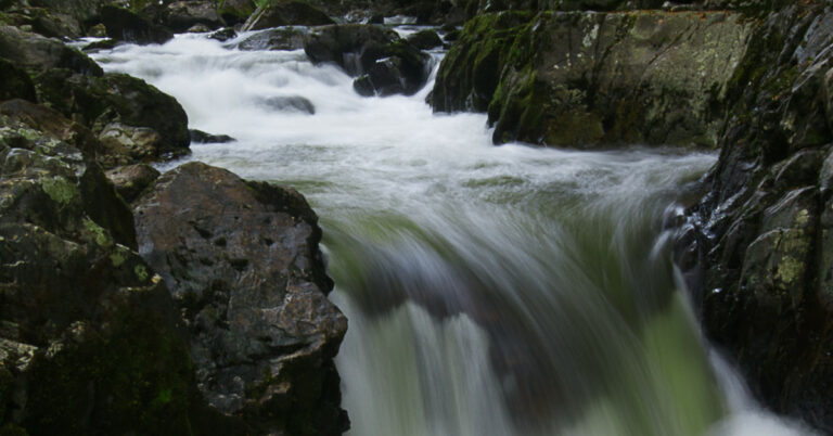 Waterfall image, Betws-y-coed detail, photo by Anthony Mills